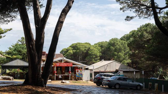 The group of teens was believed to be staying with adults at the nearby Second Valley Caravan Park. Picture: The Advertiser/Morgan Sette