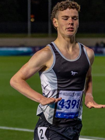 Thomas Diamond is from Box Hill and broke the meet record at the recent national championships in the 3000m. Picture: Athletics Victoria.