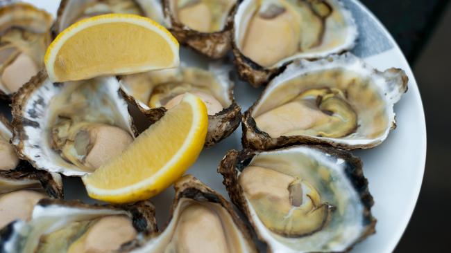 The package includes a half-dozen oysters. Picture: Rob Wright