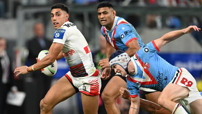 Tyrell Sloan in action for the Dragons. Picture: NRL Photos