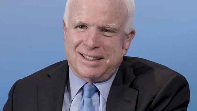 John McCain. Pic: AP