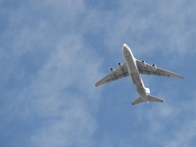 Antonov-124-100 over Rockhampton airport.Photo Allan Reinikka / The Morning Bulletin