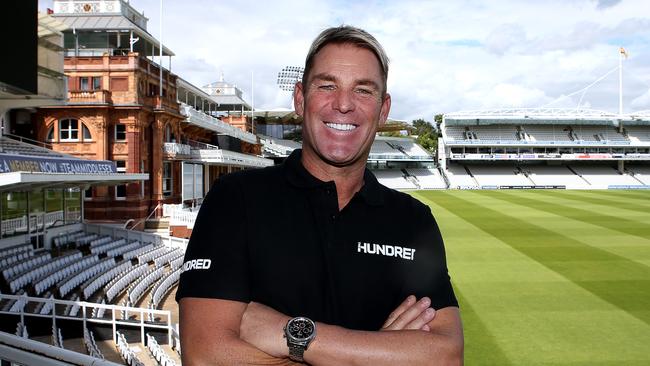 Aussie spin great Shane Warne will lead the London Spirit. Picture: Getty