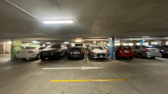 The Bruce Bishop car park in Surfers Paradise.