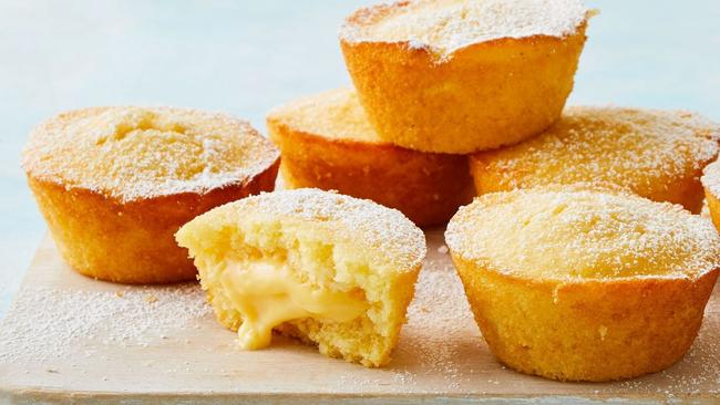 Lemon custard tea cakes