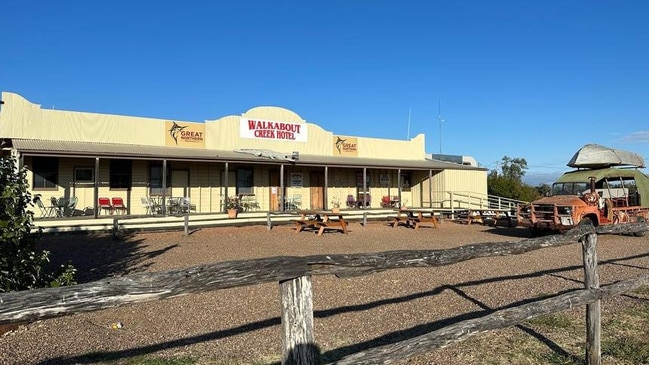 The Walkabout Creek Hotel in McKinlay in outback Queensland.