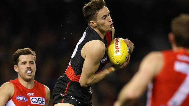 Orazio Fantasia provides excitement for the Bombers. Picture: Michael Klein