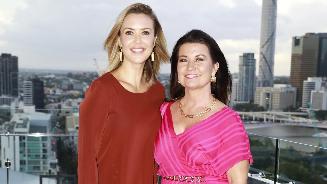 Abby Coleman and Laurel Edwards at an event at Emporium Hotel South Bank. Photo: Claudia Baxter