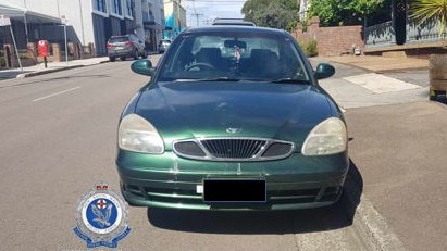 Police area appealing for the public’s help after they found a car in Newcastle that they believe is connected to a serious shooting in Lansvale. Picture: NSW Police