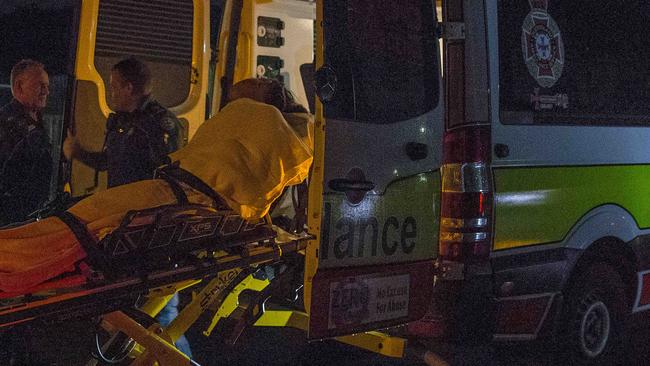 A woman has suffered critical head and leg injuries after she was hit by a car in the Brisbane CBD. Picture: Jerad Williams