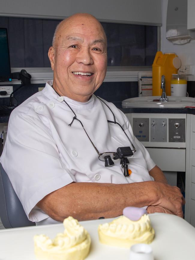 Dr Joseph Chau is retiring from his dental practice in Macquarie Street. Picture: Linda Higginson.