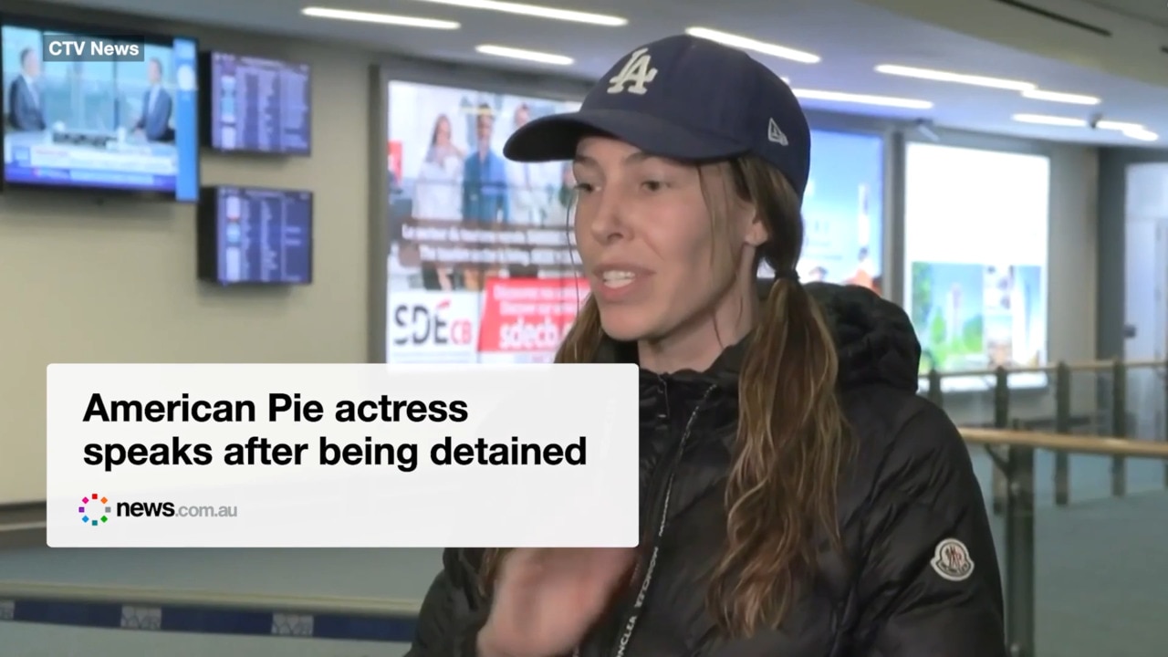 American Pie actress speaks after being detained