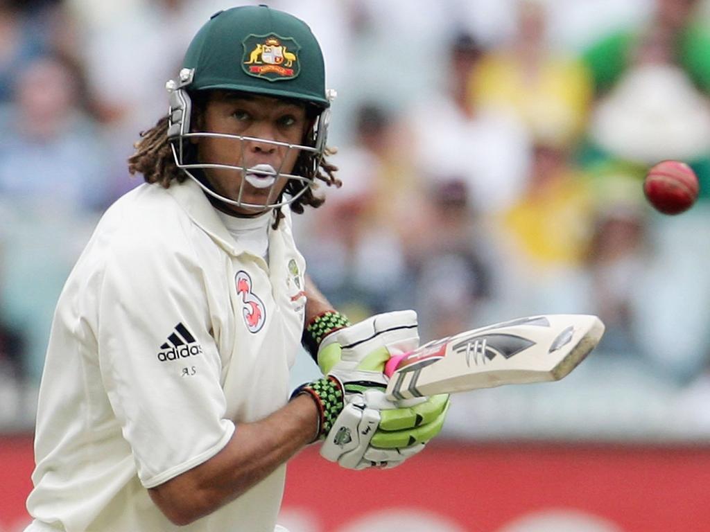 Andrew Symonds in action during the Boxing Day Test of 2006, an Ashes clash against England. Picture: Hamish Blair/Getty Images