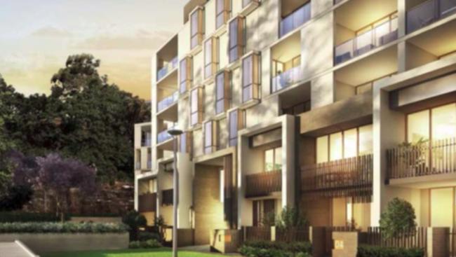 Artist impression of the proposed development at 55 Coonara Ave, West Pennant Hills.