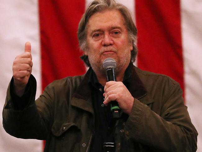 Mr Bannon is now back at Breitbart News. Picture: Joe Raedle/Getty Images/AFP