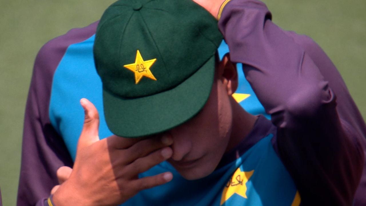 Cricket 2019 Naseem Shah Tears Debut Waqar Younis Australia Vs