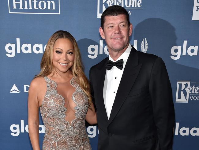 Carey had a fight with her man in Greece — then issued a media release about it. Picture: Dimitrios Kambouris/Getty Images for GLAAD