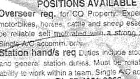 Circled job ads found at a campsite occupied by killer fugitive Graham Potter revealed what kind of work he may have been looking for.