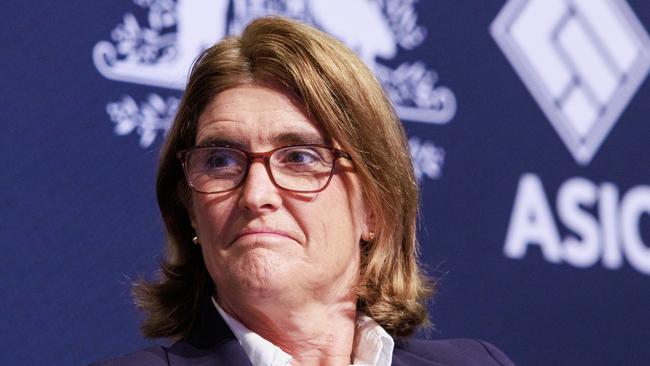 21/11/2023 RBA governor Michele Bullock during a panel on the State of Economy during the ASIC annual forum at the Sofitel in Melbourne. Aaron Francis / The Australian