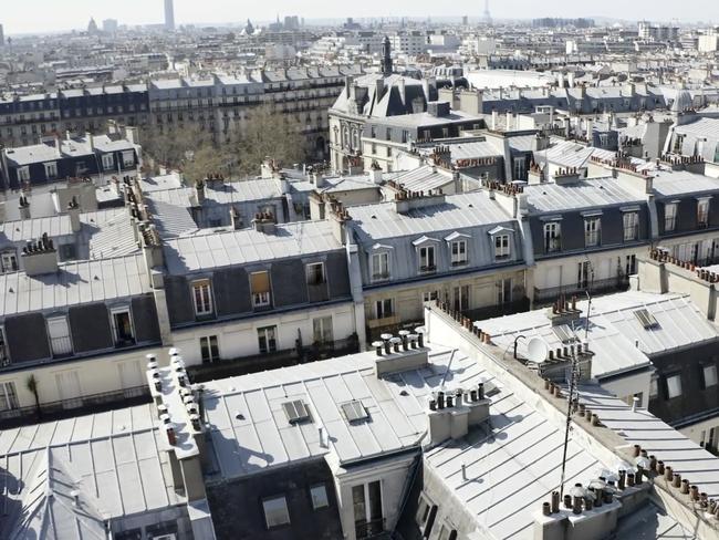 Paris is characterised by rows of cream-coloured apartment blocks built in the 1800s.