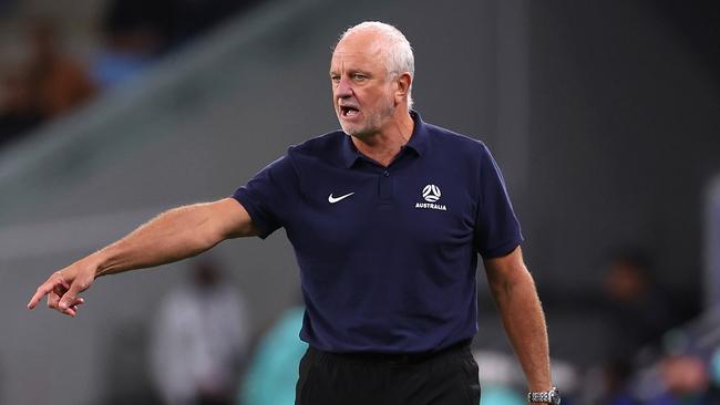 Socceroos coach Graham Arnold says it’s ‘surreal’ to have a suburban Sydney oval renamed in his honour. Picture: Robert Cianflone/Getty Images