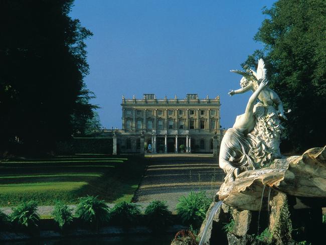 Exterior of the luxury Cliveden House hotel in Berkshire, England. Picture: Supplied