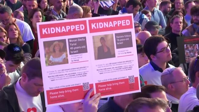 Hundreds Rally In Nyc For Release Of Israeli Hostages 