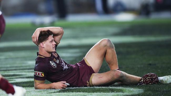 Kalyn Ponga’s Origin debut was one to remember in Sydney. Picture. Phil Hillyard