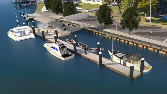 Images of the Woy Woy Town Centre Wharf redevelopment. Pictures: Central Coast Council