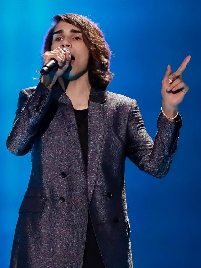 Isaiah Firebrace was our 2017 contender. Picture: Supplied/SBS/Eurovision