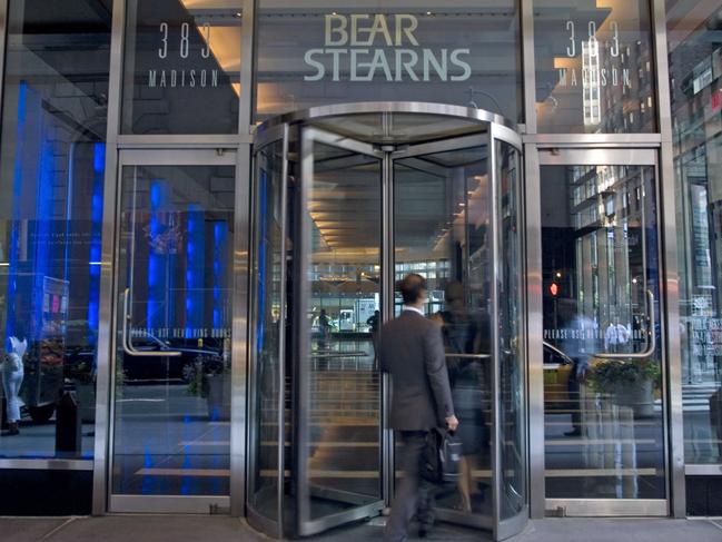 Bear Sterns headquarters in New York in 2007.