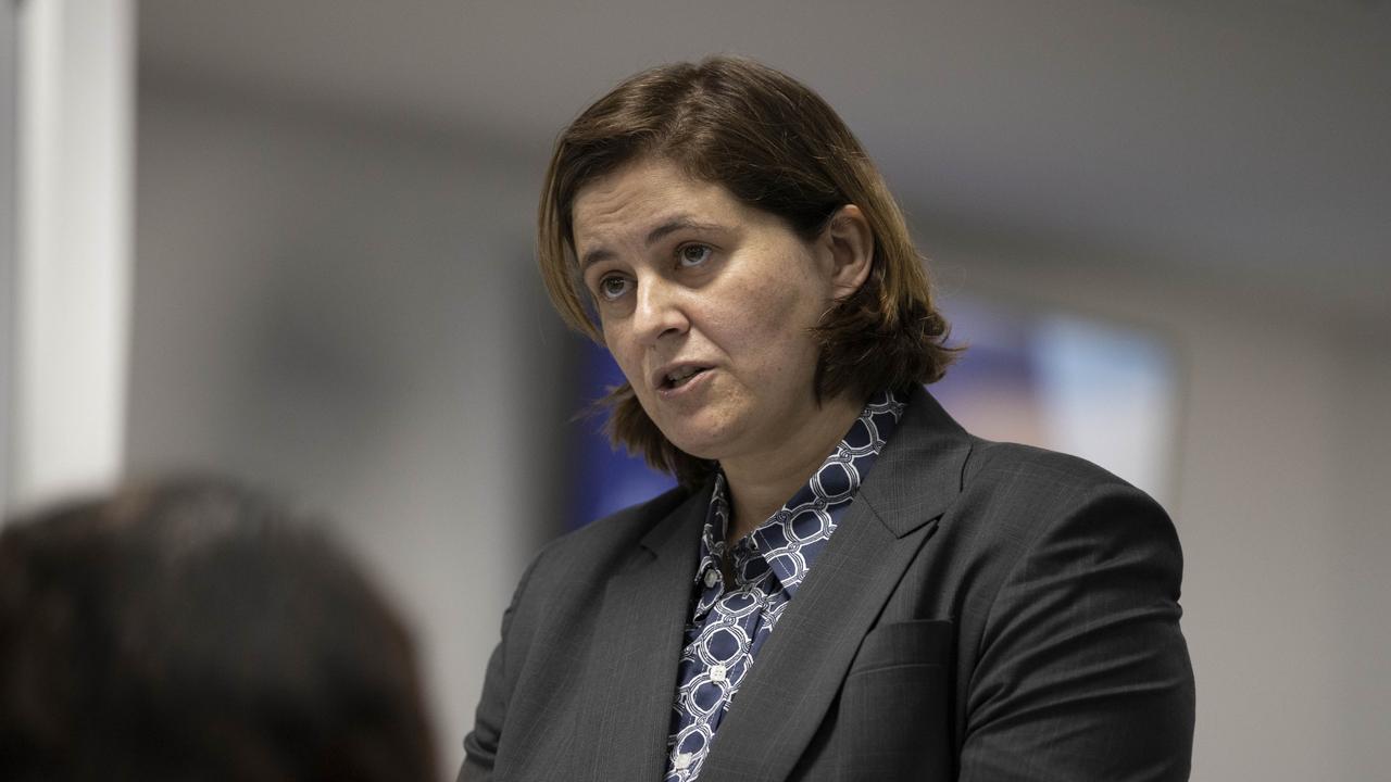 The Commission of Inquiry into the Tasmanian Government’s Responses to Child Sexual Abuse in Institutional Settings has opened in Hobart. Counsel assisting the commission, Elizabeth Bennett SC. Picture: Maren Preuss/ABC