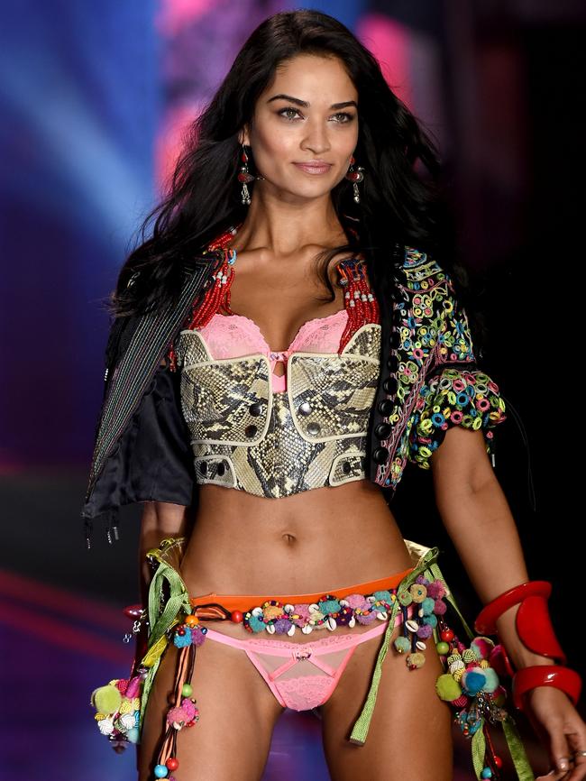 Aussie Shanina Shaik who has walked in a number of shows has been cast for the November event. Picture: Dimitrios Kambouris/Getty Images