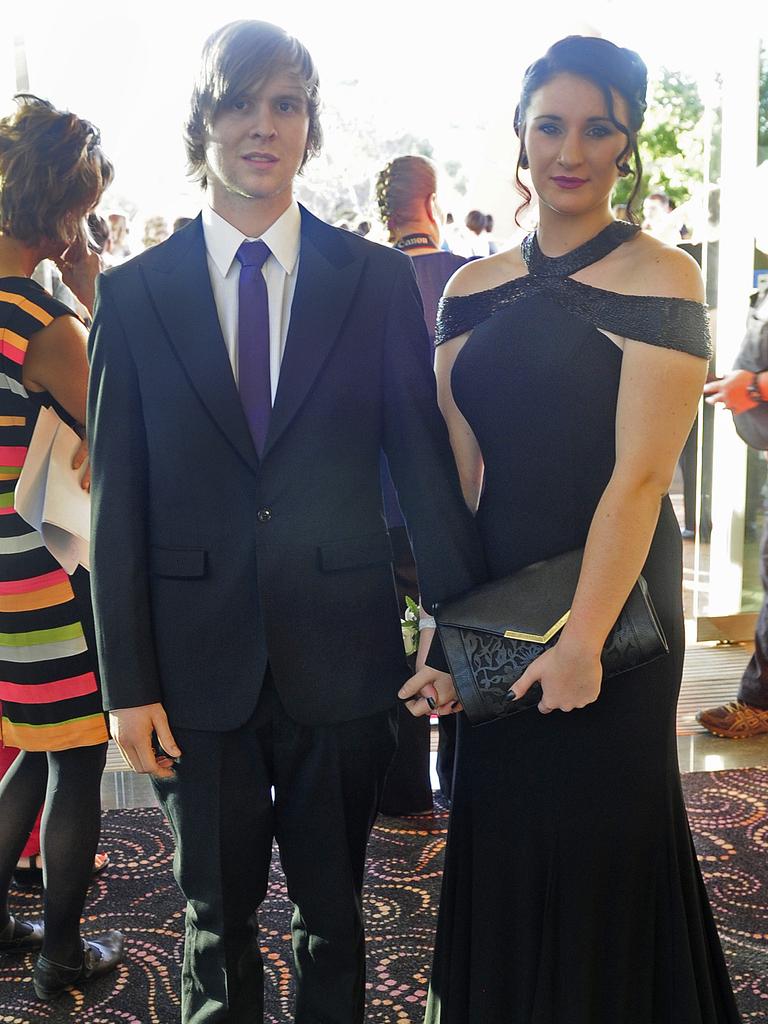 John Canning and Telia Wade at the 2014 Centralian Senior College College formal. Picture: JUSTIN BRIERTY / NT NEWS