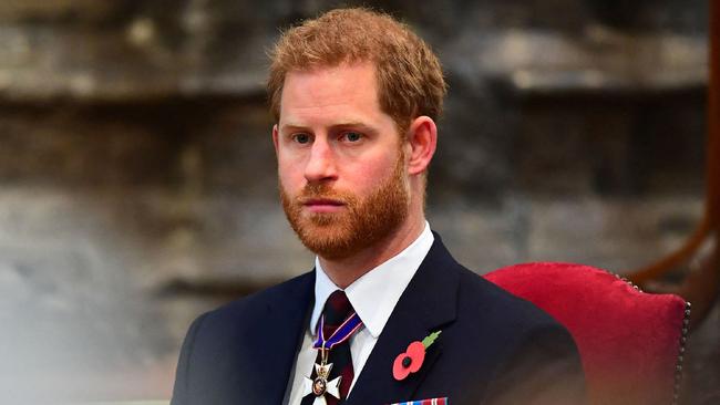 Prince Harry wasn’t allowed to keep his military titles after choosing to step away from the royal family. Picture: Victoria Jones/AFP