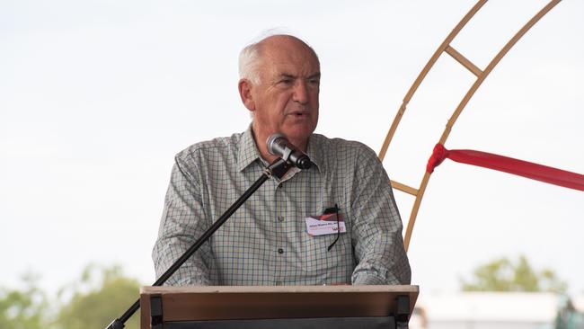 Barrister Allan Myers AC KC owns Dunkeld Pastoral Company and the Tipperary Group of Companies. Mr Myers at the Northern Australia Cotton Gin, Katherine, NT. Picture: Pema Tamang Pakhrin.