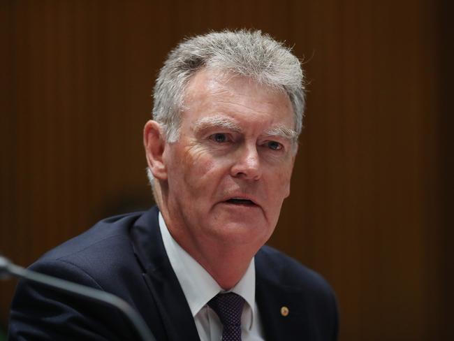 ASIO Director General Duncan Lewis appearing at Senate Estimates at Parliament House in Canberra. Picture Kym Smith