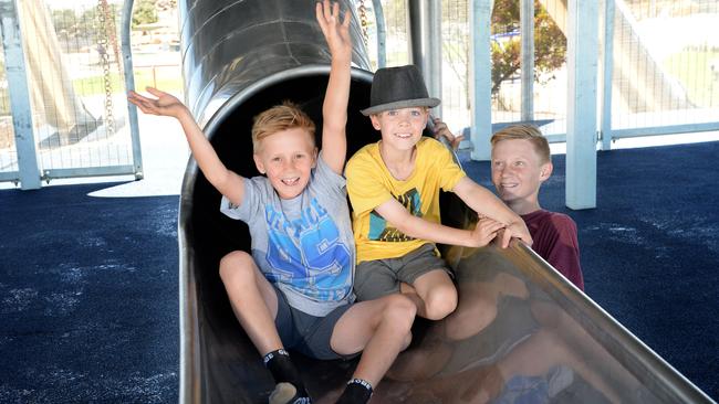 The St Kilda Adventure playground was recently reopened after a $3.55m makeover. Picture: Dave Cronin
