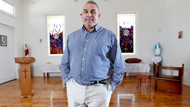 Chairman of the National Aboriginal and Torres Strait Islander Catholic Council John Lochowiak is Vatican-bound. Picture: Sam Wundke