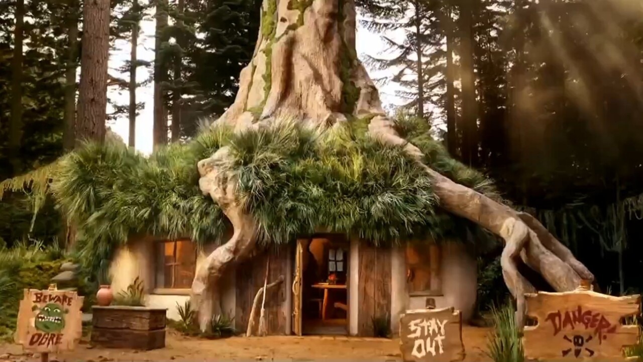 Shrek’s swamp listed on Airbnb