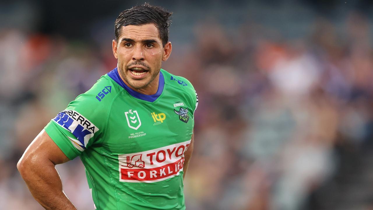 Jamal Fogarty has been named to make his return for the Raiders. Picture: Ashley Feder/Getty Images