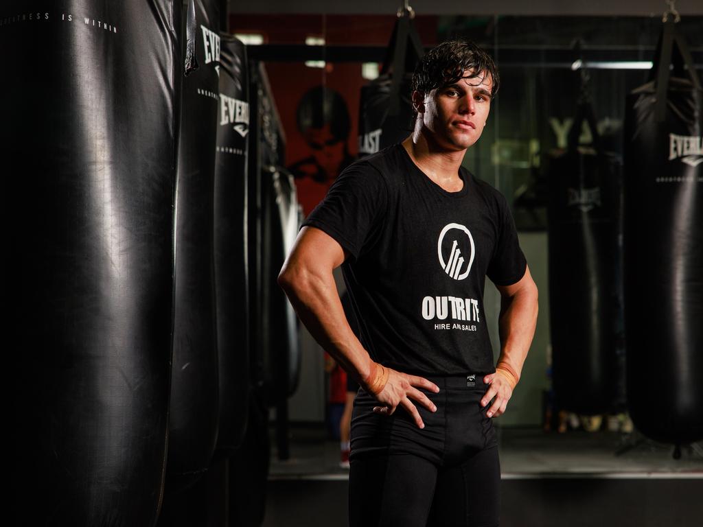 Sydney boxer Brock Jarvis is eyeing a win which could take him back inside boxing’s elite. Picture: Justin Lloyd.