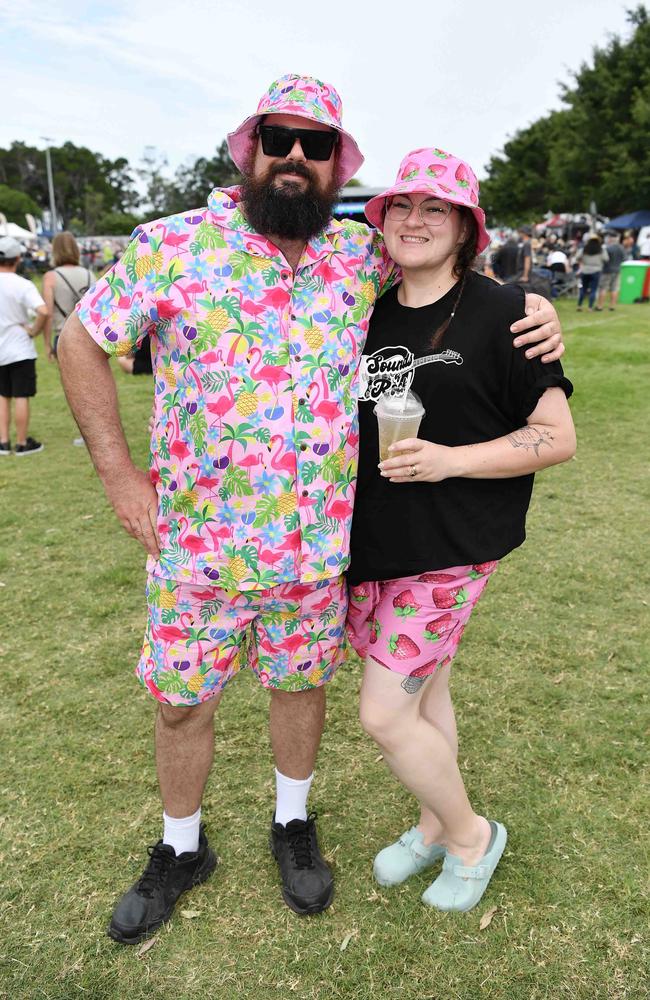 Dillon and Nikki Beveridge at Sounds of Rock 2024 in Hervey Bay. Picture: Patrick Woods.