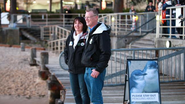 Warden co-ordinators Sally and Tony Garman are among 50 volunteers. Picture: Damian Shaw