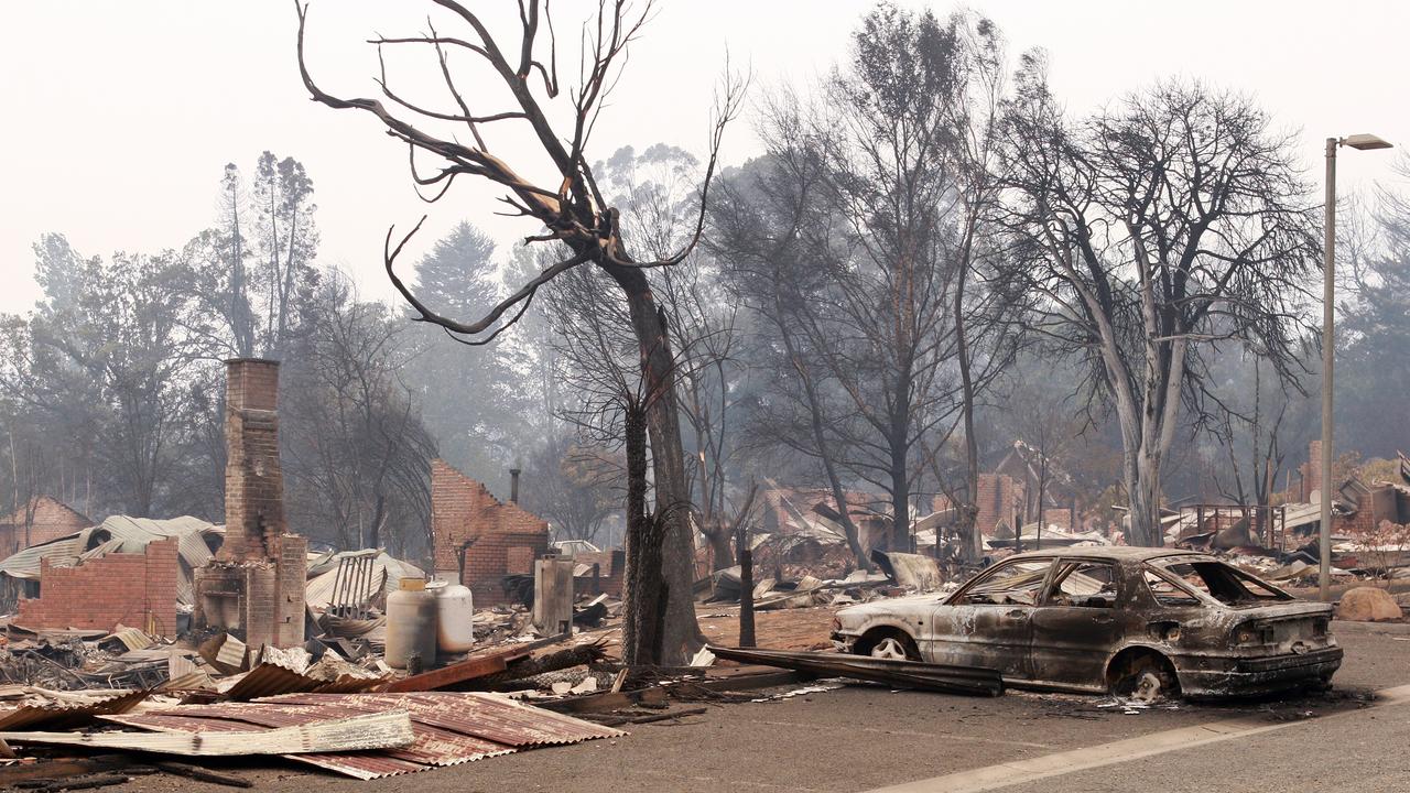 The township of Marysville was almost completely burnt out. 