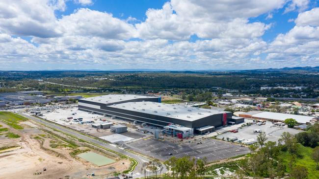 The Coles distribution centre at Redbank started initial construction works in 2019.