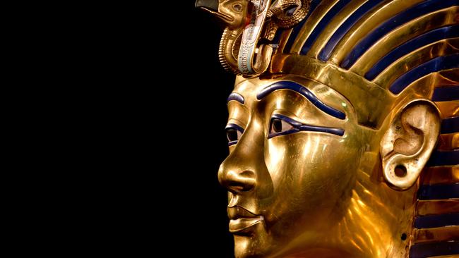 A replica of Tutankhamun’s death mask. Picture: Sven Hoppe/dpa