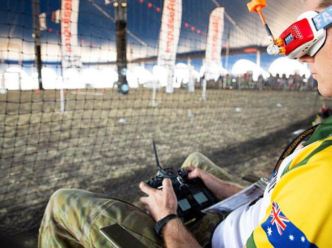 Some members of the Australian Army Drone Racing Team will be on hand at the open day. Picture: Supplied