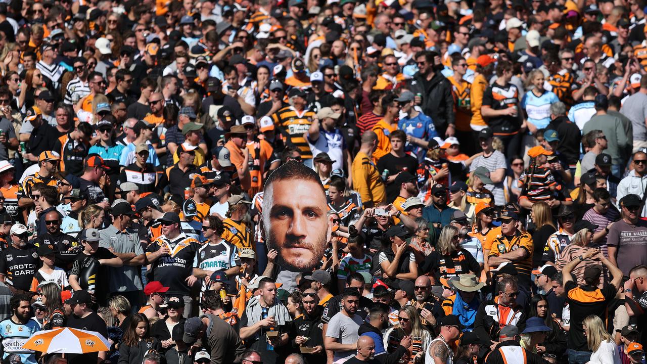 The West Tigers crowd could do with some new support. Photo: Brett Costello