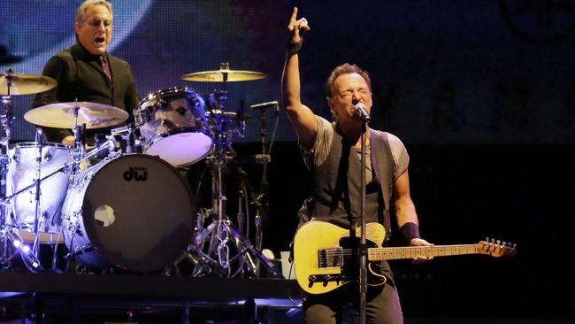 Bruce Springsteen and the E Street Band perform in Philadelphia last week.